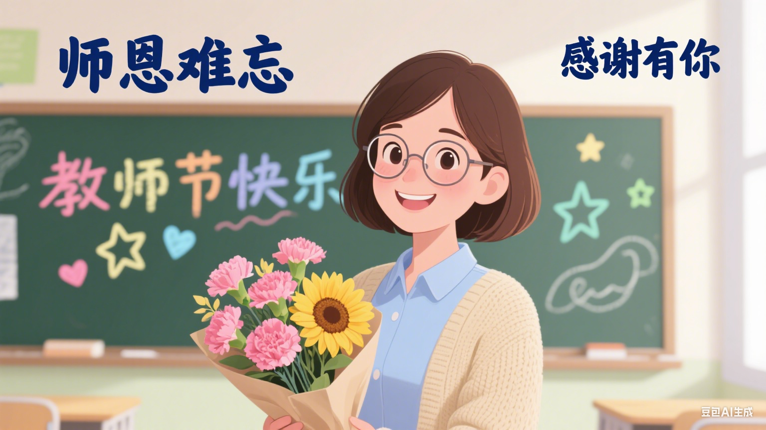 感恩有您 照亮前行 — 祝老師們節日快樂！